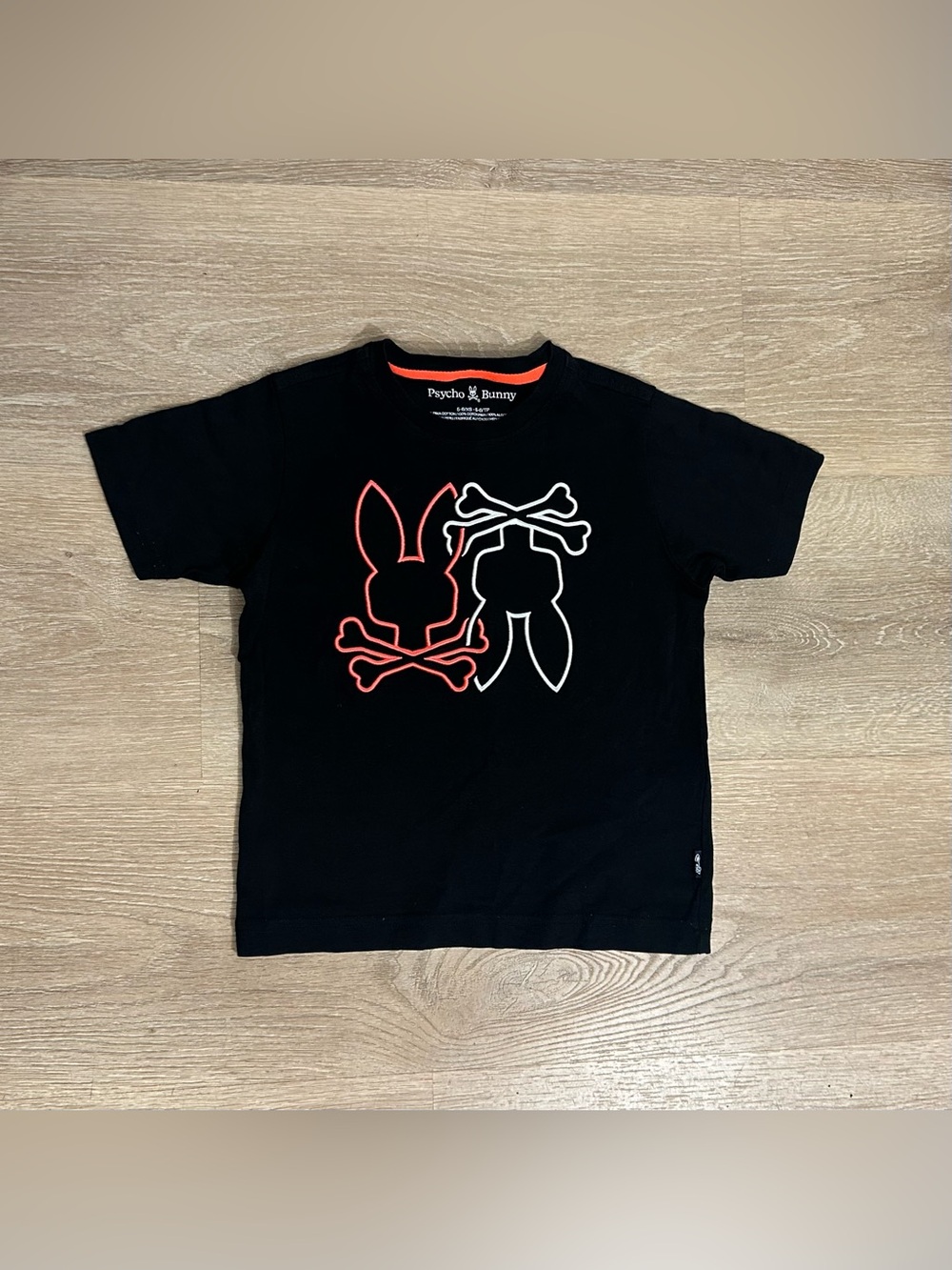 Psycho Bunny Black Short Sleeve Kids Tee